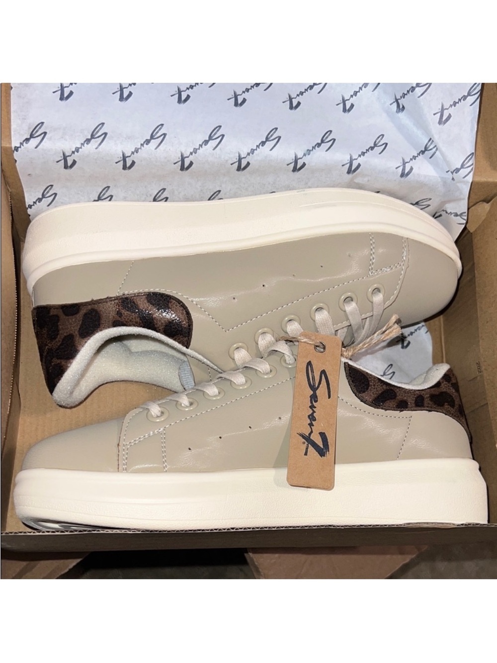 Seven7 Women's Miki Leopard Sneakers NWB